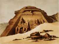 Pharaoh Ramesses had the giant temple at Abu Simbel carved into a mountainside.