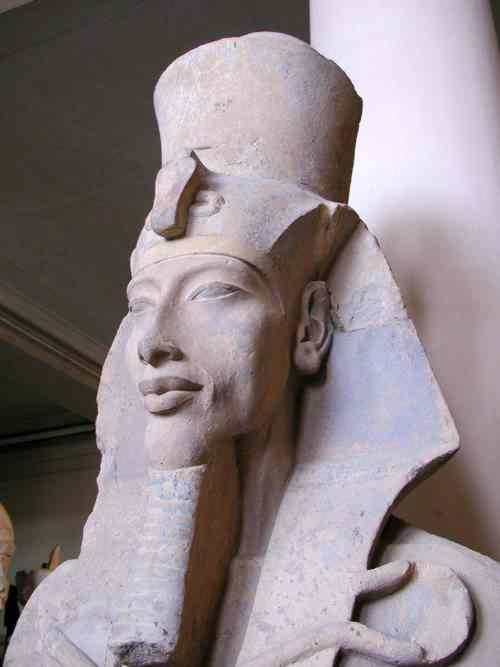 Akhenaten statue from his Aten Temple at Karnak, now at the Cairo Museum