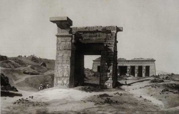 Denderah Temple, near Ancient Thebes, Egypt