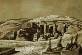 Derr Temple by Hector Horeau, 1841