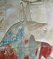 Wepwawet a form of Anubis - Abydos Temple of Seti I Photo- EgyptArchive